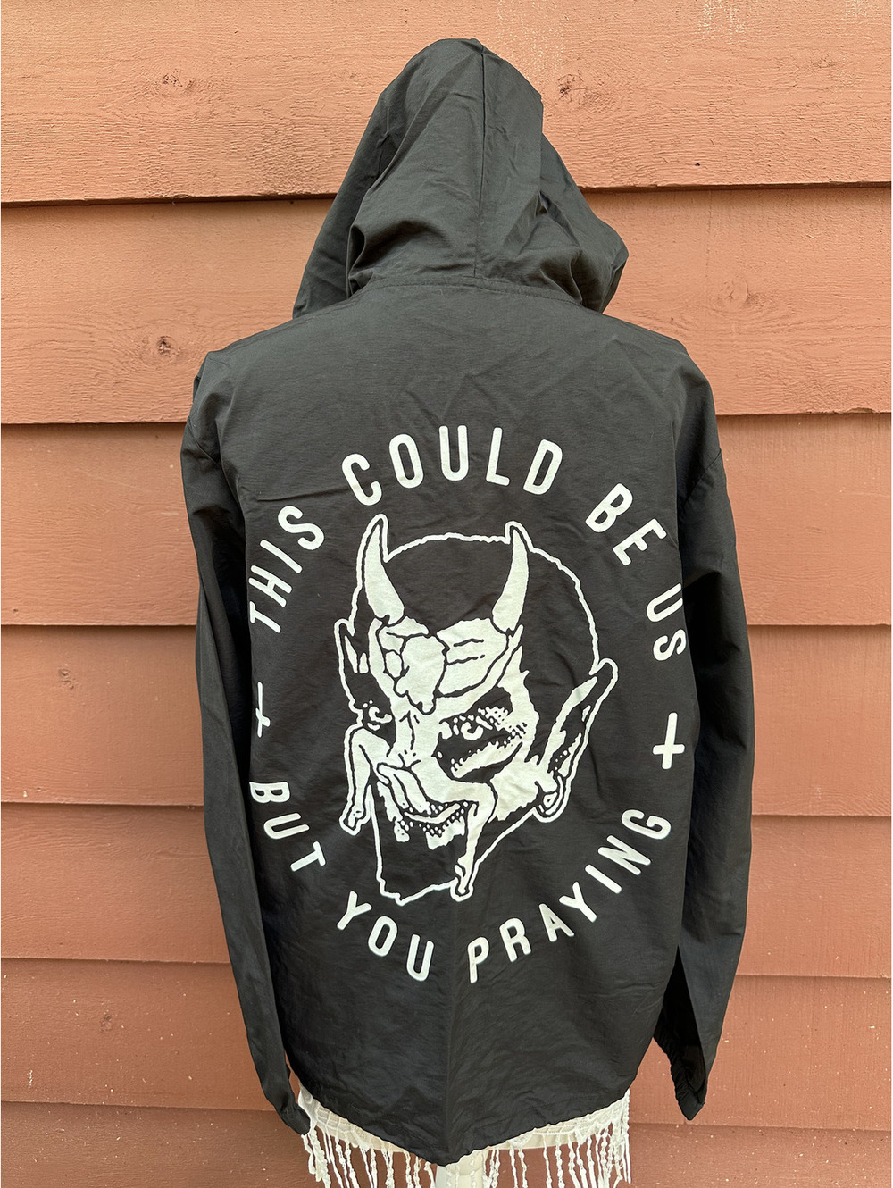 BlackCraft Cult This Could Be Us But You Praying Windbreaker Jacket